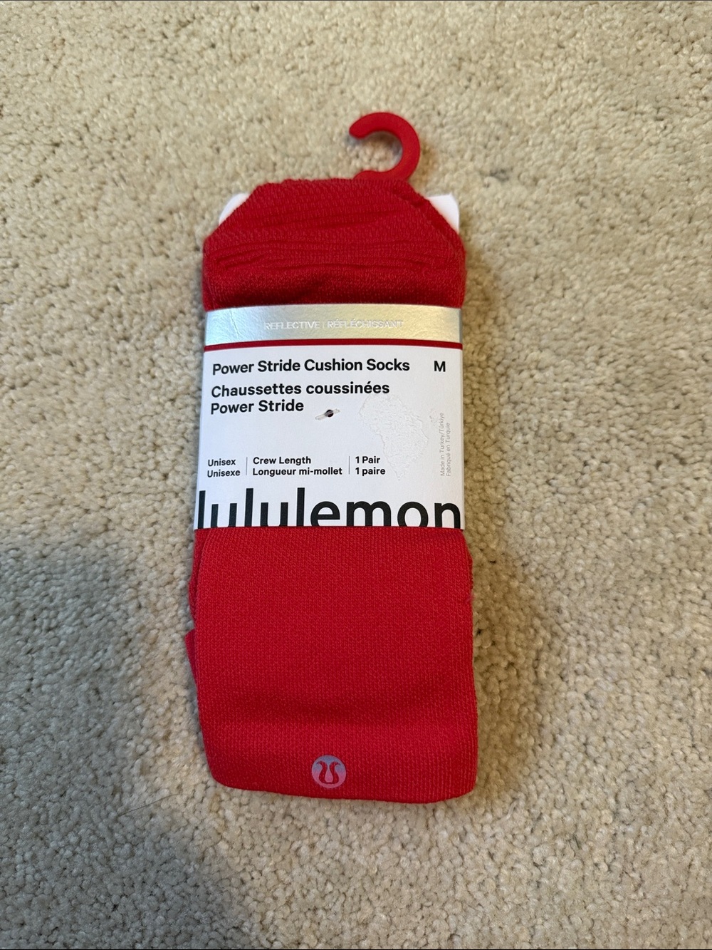 lululemon athletica Power Stride Cushion Socks - Red